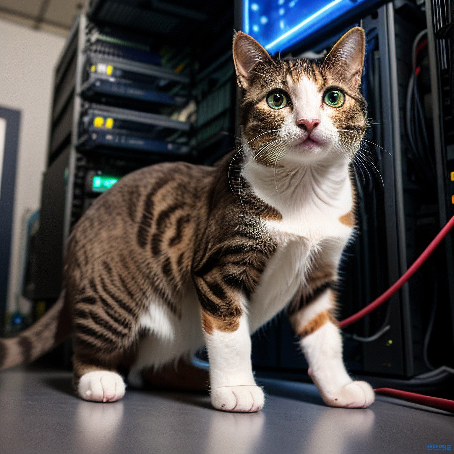 Коты в серверной