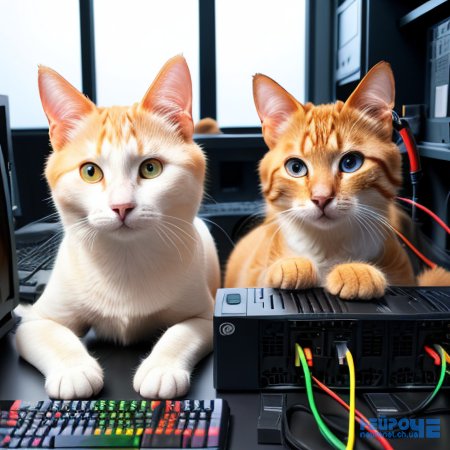 Коты в серверной