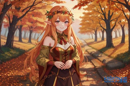Осень как аниме-девушка